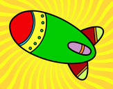 Dibujo Cohete en el espacio pintado por BONGUI