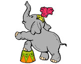 Dibujo Elefante pintado por tanxita