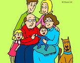 Dibujo Familia pintado por dani2012