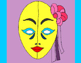 Dibujo Máscara italiana pintado por edith34