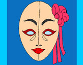 Dibujo Máscara italiana pintado por laiapenya