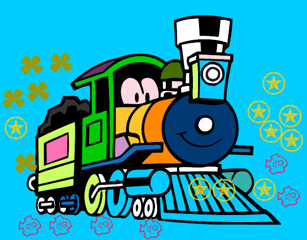Dibujo Tren divertido pintado por Agusmatuda