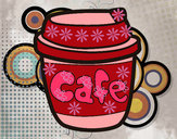 Dibujo Vaso de café pintado por BEKARO