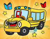 Dibujo Autobús animado pintado por abrilita1