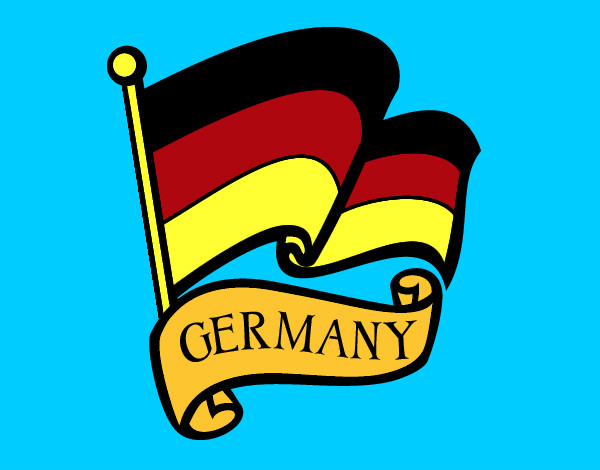 Dibujo Bandera de Alemania pintado por elturro