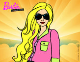 Dibujo Barbie con gafas de sol pintado por lisalexsta