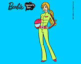 Dibujo Barbie piloto de motos pintado por Badinu
