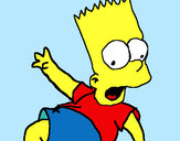 Dibujo Bart 2 pintado por bombito