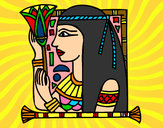 Dibujo Cleopatra pintado por yesabel