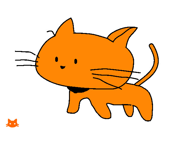 Dibujo Cría de gato pintado por love1249