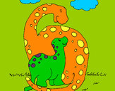 Dibujo Dinosaurios pintado por 301220