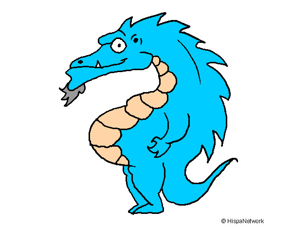 Dragon Azul Barrigon