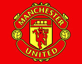 Dibujo Escudo del Manchester United pintado por elturro