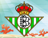 Dibujo Escudo del Real Betis Balompié pintado por georgy
