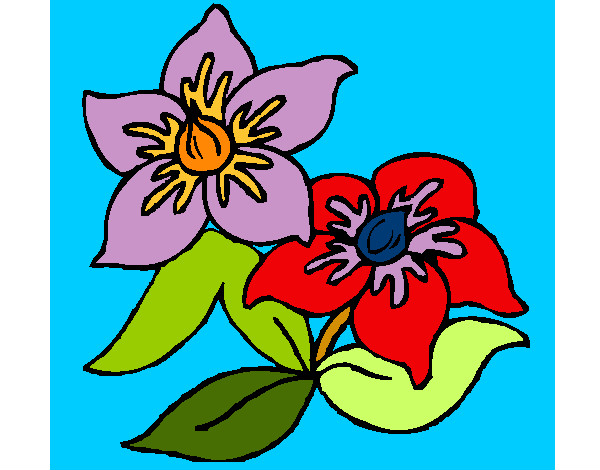 Dibujo Flores 3 pintado por yesabel