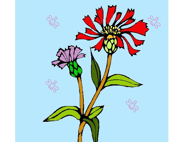 Dibujo Flores de campo 1 pintado por yesabel