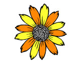 Dibujo Girasol pintado por yesabel