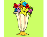 Dibujo Jarrón de flores 2a pintado por yesabel