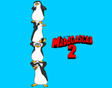 Dibujo Madagascar 2 Pingüinos pintado por georgy