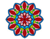 Dibujo Mandala 3 pintado por yesabel