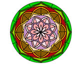 Dibujo Mandala 6 pintado por yesabel