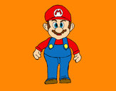 Dibujo Mario pintado por charito