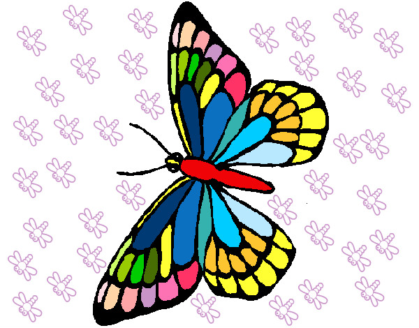 Dibujo Mariposa 10 pintado por yesabel