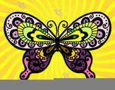Dibujo Mariposa bonita pintado por yesabel