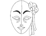 Dibujo Máscara italiana pintado por yoyina