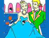 Dibujo Princesa y príncipe en el baile pintado por SILVIAEDIT