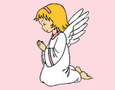Dibujo Ángel orando pintado por AmuNyan