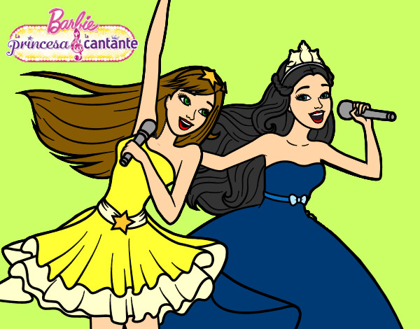 Barbie y la princesa cantante