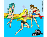 Dibujo Barbie y sus amigas pintado por rin14