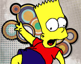 Dibujo Bart 2 pintado por JocelynRdz