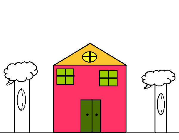 Dibujo Casa primaveral pintado por Fer25