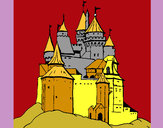 Dibujo Castillo medieval pintado por forlan