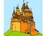 Dibujo Castillo medieval pintado por yesabel