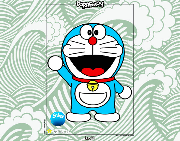 Dibujo Doraemon pintado por Cata_Swag