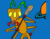 Dibujo Hormiga alienigena pintado por juan-3