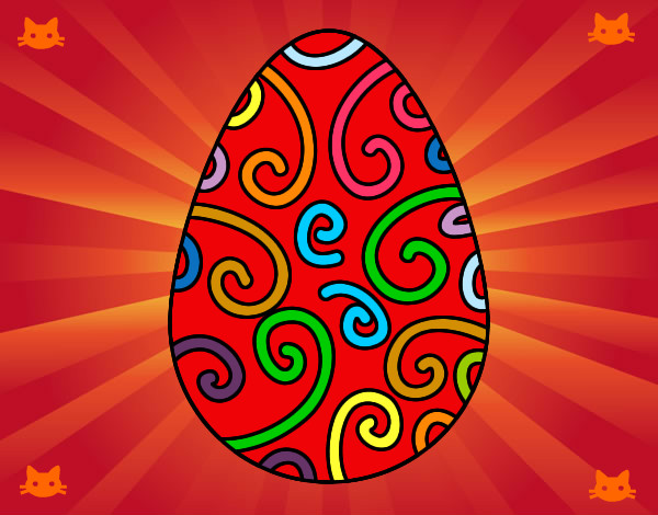 Dibujo Huevo decorado pintado por elwenisimo