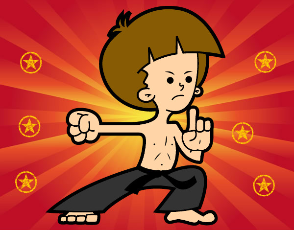 Dibujo Luchador de kung-fu pintado por marcia99