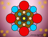 Dibujo Mandala con redondas pintado por FERNANDA00