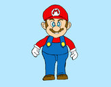 Dibujo Mario pintado por Myryan