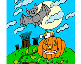 Dibujo Paisaje de Halloween pintado por Meeljofre1
