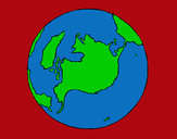 Dibujo Planeta Tierra pintado por juan-3