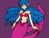 Dibujo Sirena pintado por Nishi