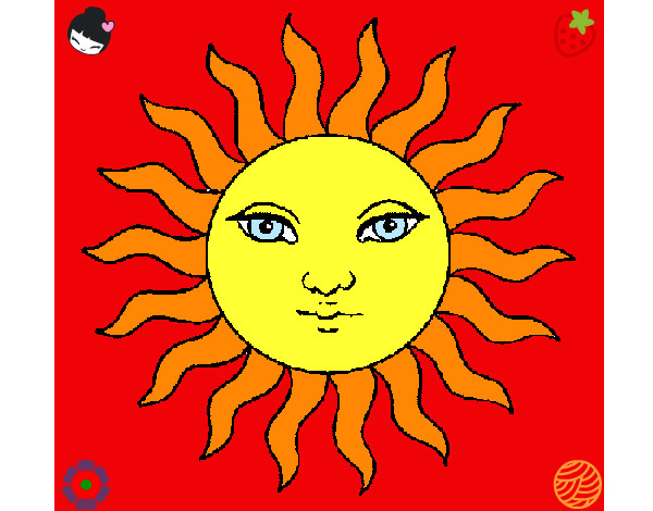 Dibujo Sol pintado por Mari-Jose 