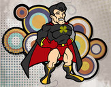 Dibujo Superhéroe musculado pintado por Goku720