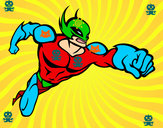 Dibujo Superhéroe sin capa pintado por Marianm