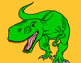 Dibujo Tiranosaurio Rex enfadado pintado por juan-3